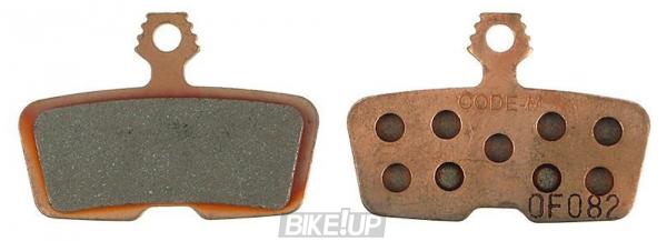 Brake pads Avid Code / Guide RE metal on the steel basis without springs and pins 00.5315.023.010.1