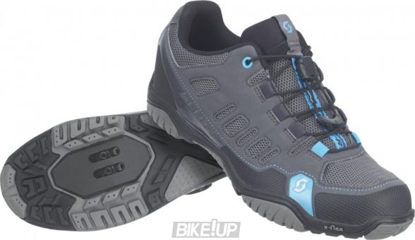 A bicycle shoe female Scott FR Crus-R Lady Grey Blue