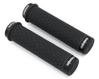 SRAM DH Silicone Locking Grips Black with Double Clamps End Plugs 00.7918.026.001