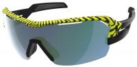 SCOTT Glasses SPUR Black Yellow Green Chrome Enhancer