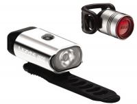 Lantern Front Rear Lezyne MINI DRIVE 400 / FEMTO DRIVE PAIR Silver