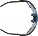 SCOTT Glasses SHIELD Black Matt Blue Chrome Enhancer
