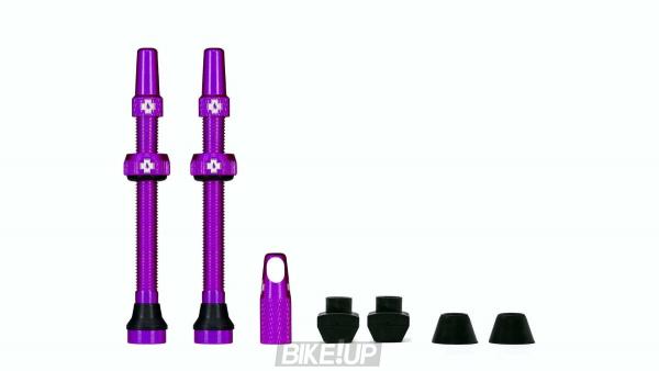 MUC-OFF Tubeless Valve 80mm Purple