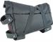 Bicycle frame bag on ACEPAC Roll Fuel Bag M Grey