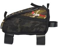 Bicycle frame bag on ACEPAC Fuel Bag M Camo