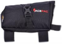 Bicycle frame bag on ACEPAC Roll Fuel Bag M Black