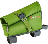Bicycle frame bag on ACEPAC Roll Fuel Bag M Green