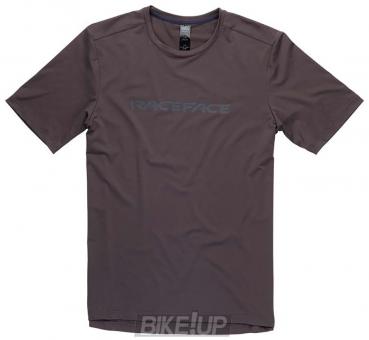 RACEFACE Commit Short Sleeve Tech Top Charcoal