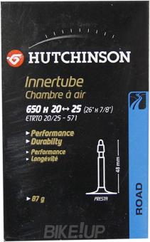 Bicycle inner tube Hutchinson 26x20/25C Presta 48mm