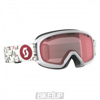 Ski mask SCOTT Jr WITTY White Pink Illuminator