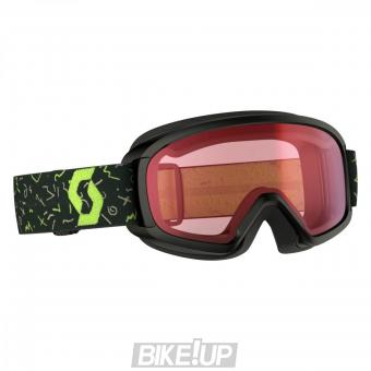 Ski mask SCOTT WITTY JR Black Green Illuminator