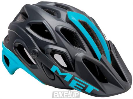 Bicycle helmet MET LUPO Black Light Blue