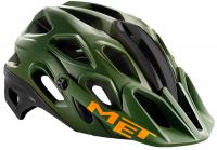 Bicycle helmet MET LUPO Military Green Orange