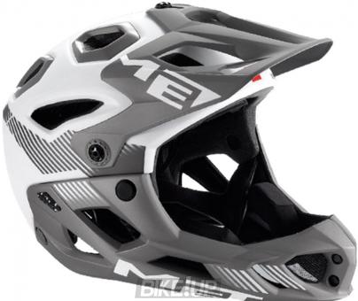 Helmet MET Parachute Matt White / Silver