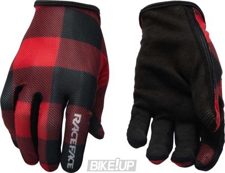 RACEFACE INDY Full Finger Gloves Rouge