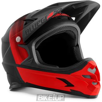 Fullface helmet BLUEGRASS INTOX BLACK RED MATT