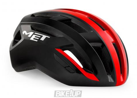 Helmet Road MET Vinci MIPS Black Shaded Red