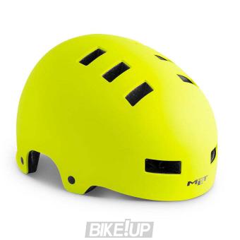 MET Helmet ZONE CE Fluo Yallow Matt