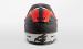 Helmet fullfeys BLUEGRASS Intox Black Red White Matt