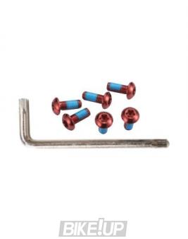 ALLIGATOR screws for mounting the rotor Torx key + 6 pcs Red