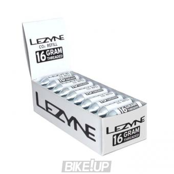 Cartridges pump box 30 pieces Lezyne CO2 16G BOX Silver