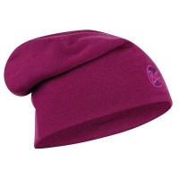 BUFF Heavyweight Merino Wool Hat Solid Raspberry