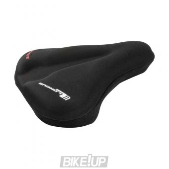 Case on the saddle anatomical LONGUS COVER GEL Race Black