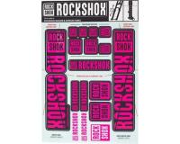 ROCKSHOX Fork Decal Kit 35mm DC Magenta 11.4318.003.521