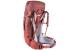 Women's travel backpack DEUTER Futura Air Trek 55 + 10L SL 5574 Redwood Lava