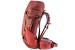 Women's travel backpack DEUTER Futura Air Trek 55 + 10L SL 5574 Redwood Lava