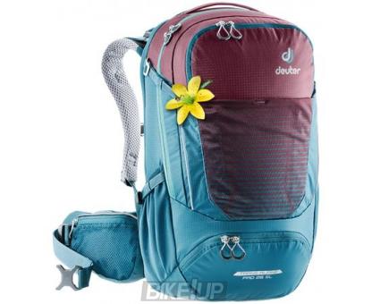 Women's cycling backpack DEUTER Trans Alpine Pro 26 SL 5324 Maron Arctic