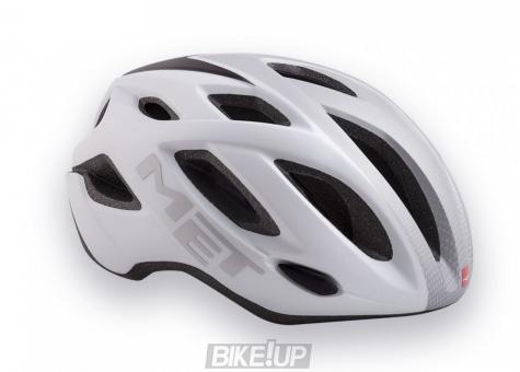 Helmet MET Idolo White silver panels