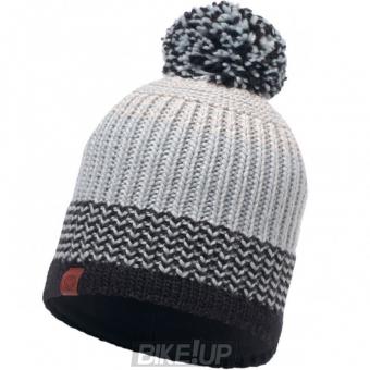 BUFF KNITTED & POLAR HAT BORAE Grey