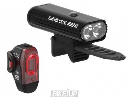 Set light LEZYNE MICRO PRO 800XL / KTV PRO PAIR Black