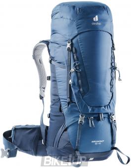 Trekking backpack DEUTER Aircontact 45 + 10L 3365 Midnight Navy