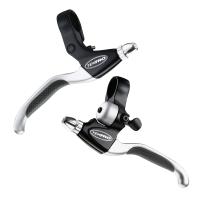 Brake Levers with bell Tektro CL530-RS and CL535-RT Black steam