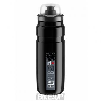 Water bottle ELITE FLY МТВ Black Gray 750ml