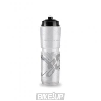 Flask LONGUS TESA Transparent Black 1000ml