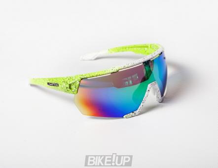 Glasses LYNX Omaha Race Shiny Green White