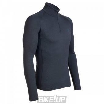 Thermal underwear top long sleeve Icebreaker BF 200 Mondo Zip MEN monsoon