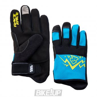 Gloves RACE FACE DEWEY YOUTH GLOVE BLUE