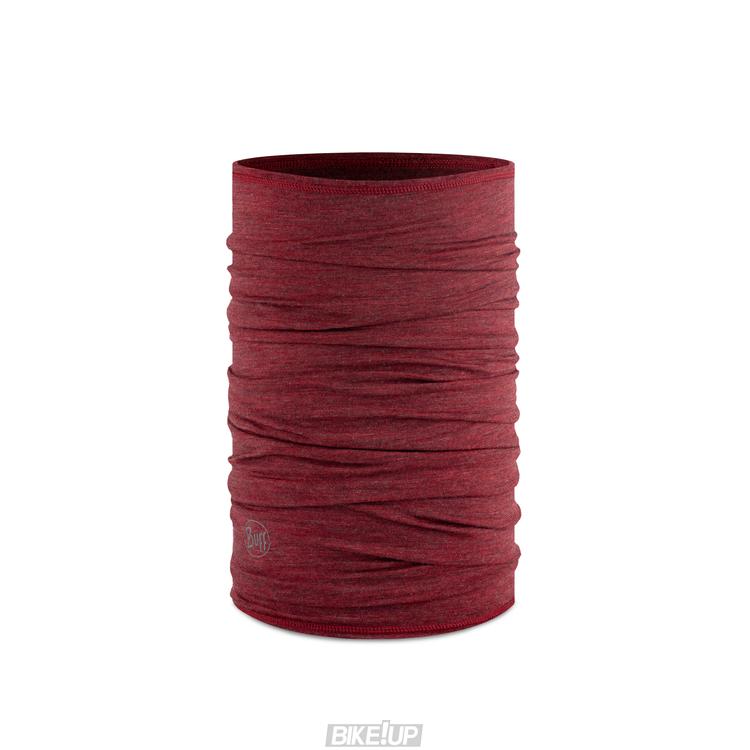 buff rojo lana merino - Lightweight Merino Multistripes mars red