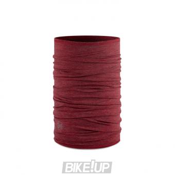 BUFF Lightweight Merino Wool Multistripes Mars Red