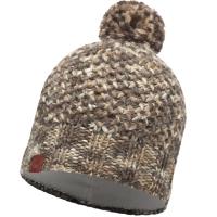 BUFF KNITTED & POLAR HAT MARGO Brown Taupe