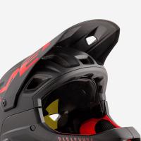 MET Helmet Visor Parachute MCR L Black Red Matt 5VISM120LNR1