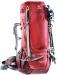 Backpack Deuter Aircontact PRO 55 + 15 SL cranberry aubergine