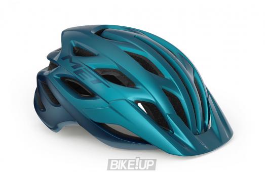 MET Helmet VELENO MIPS Teal Blue Metallic Glossy