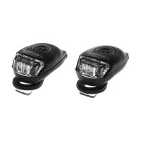 Flashers LONGUS CIRCLE front and rear 2LED 2F Black