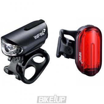 Kit bicycle light INFINI OLLEY 4F USB Black