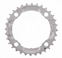 Alivio FC-M430-8 104mm BCD 4 Arm Middle Chainring Silver 32T Y1M098060